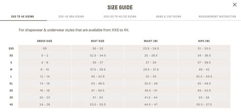 skims size guide uk